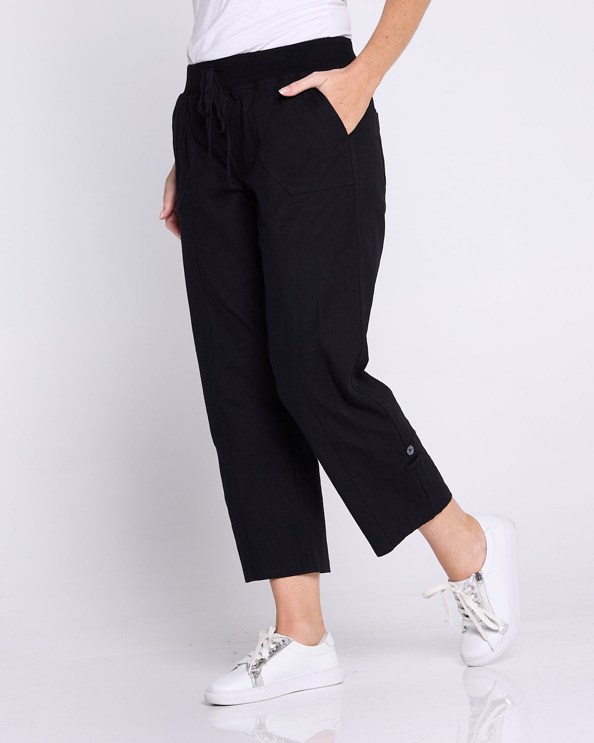Sammy Cargo Capri - Black