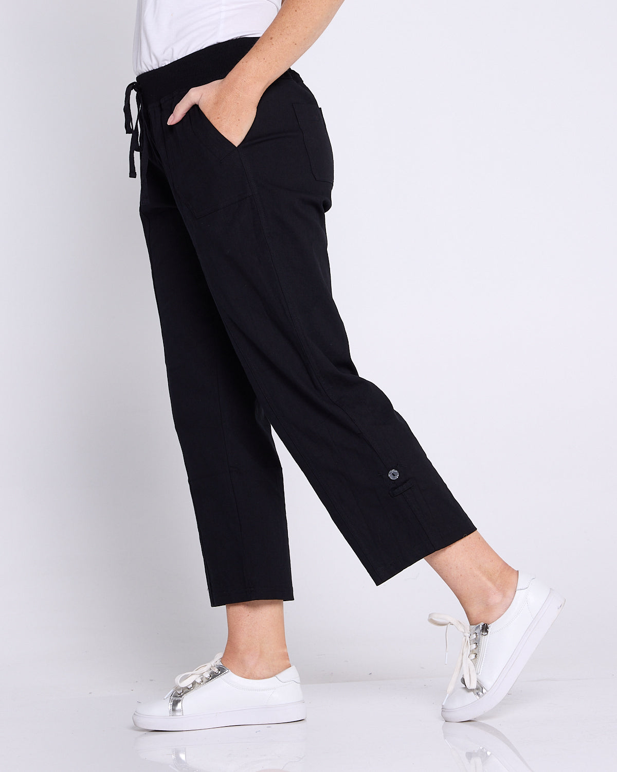 Sammy Cargo Capri - Black