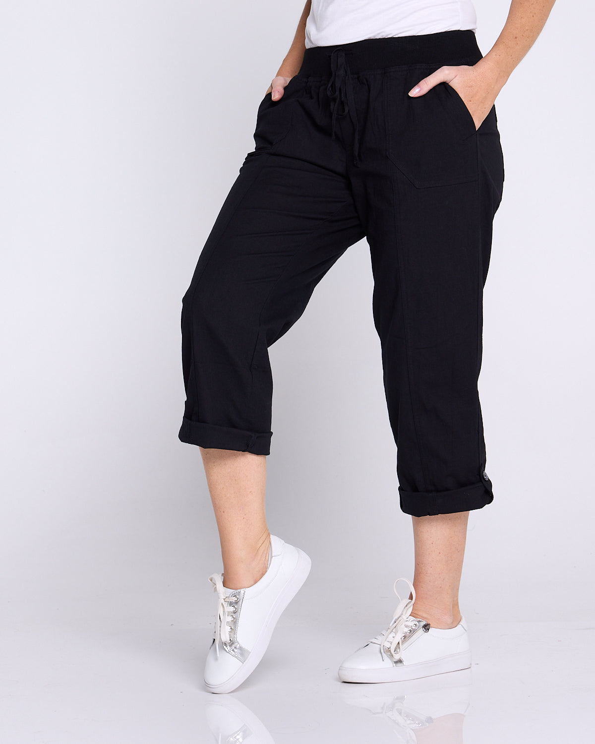 Sammy Cargo Capri - Black