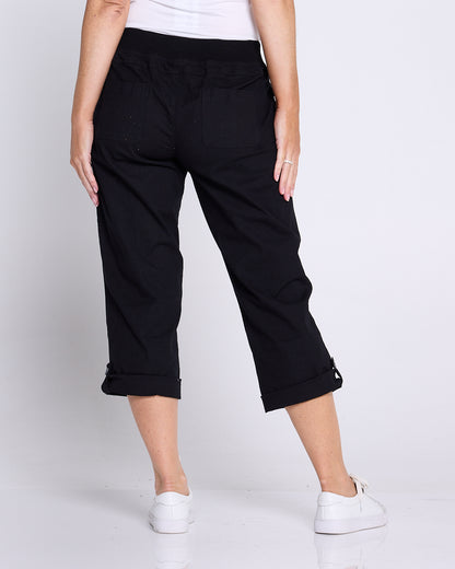 Sammy Cargo Capri - Black