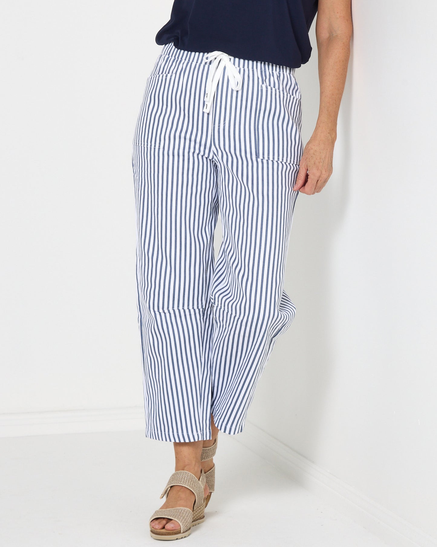 Soho Pants - Denim Stripe