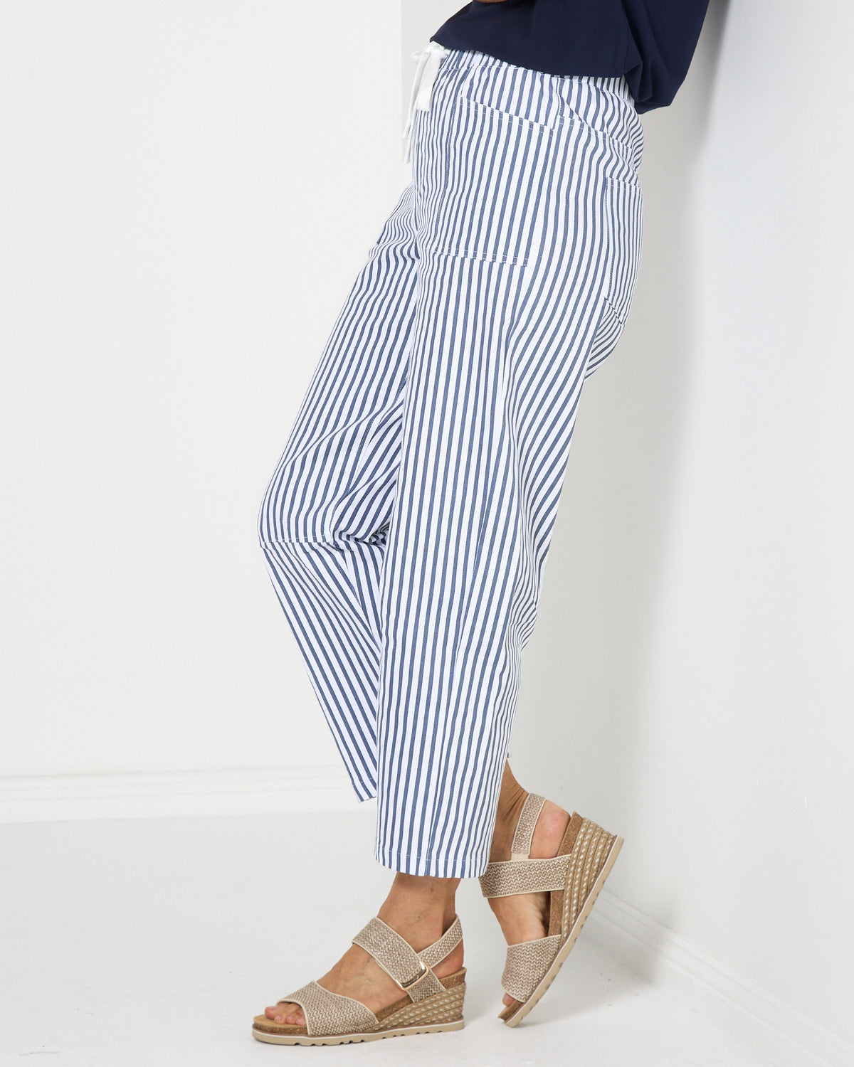 Soho Pants - Denim Stripe