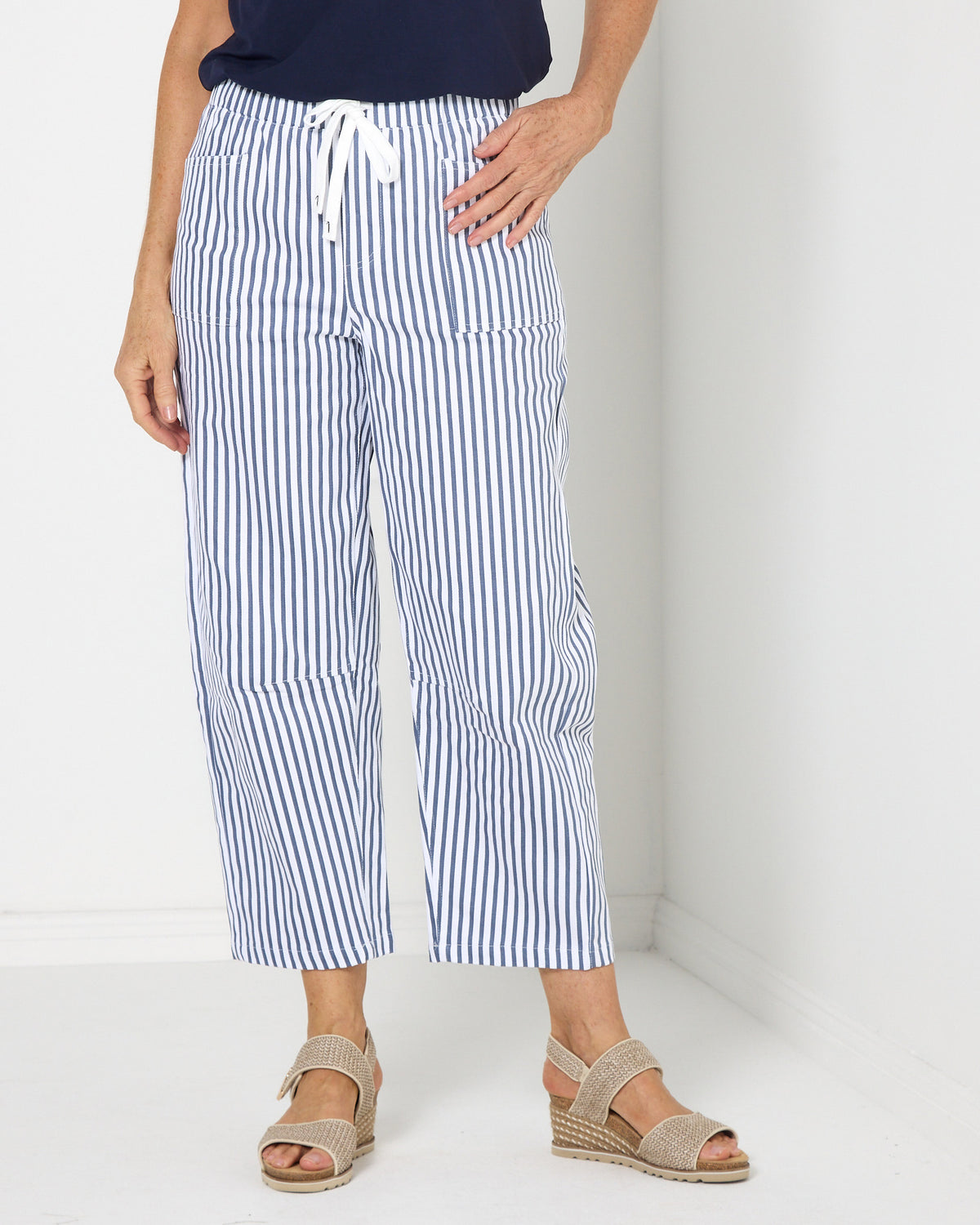 Soho Pants - Denim Stripe