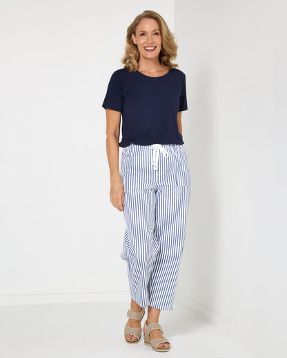 Soho Pants - Denim Stripe