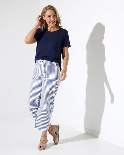 Soho Pants - Denim Stripe