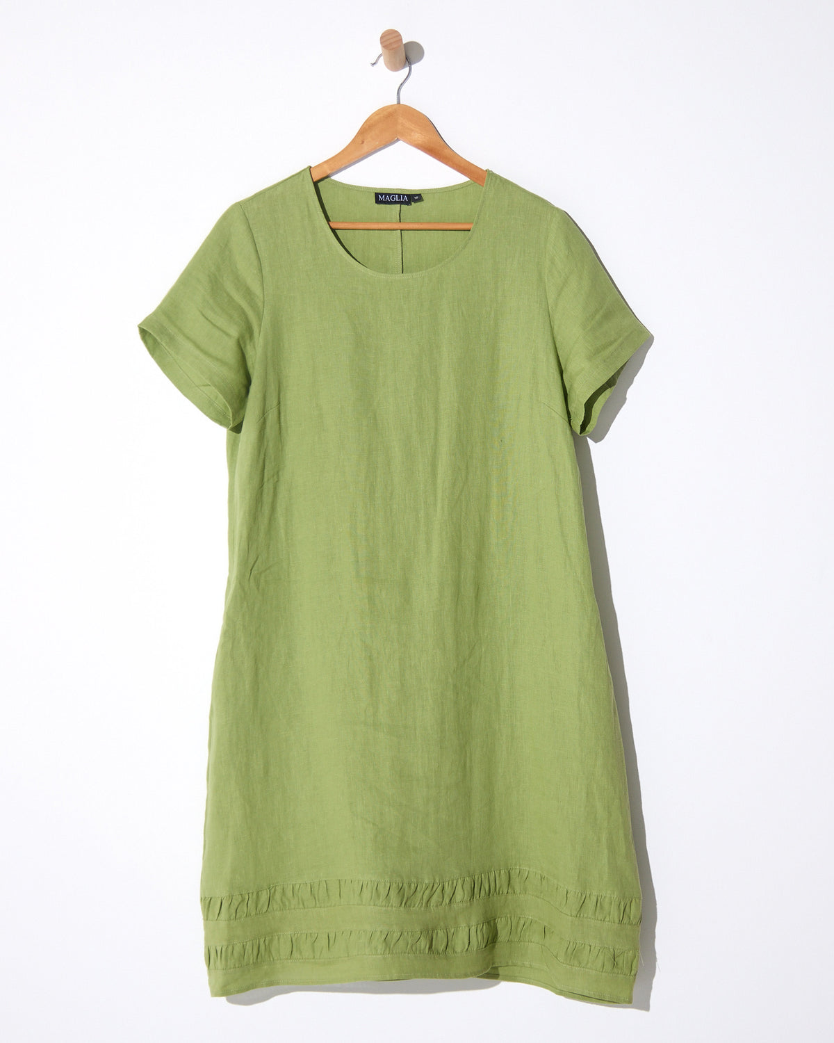 Lux Linen Shift Dress - Pistachio