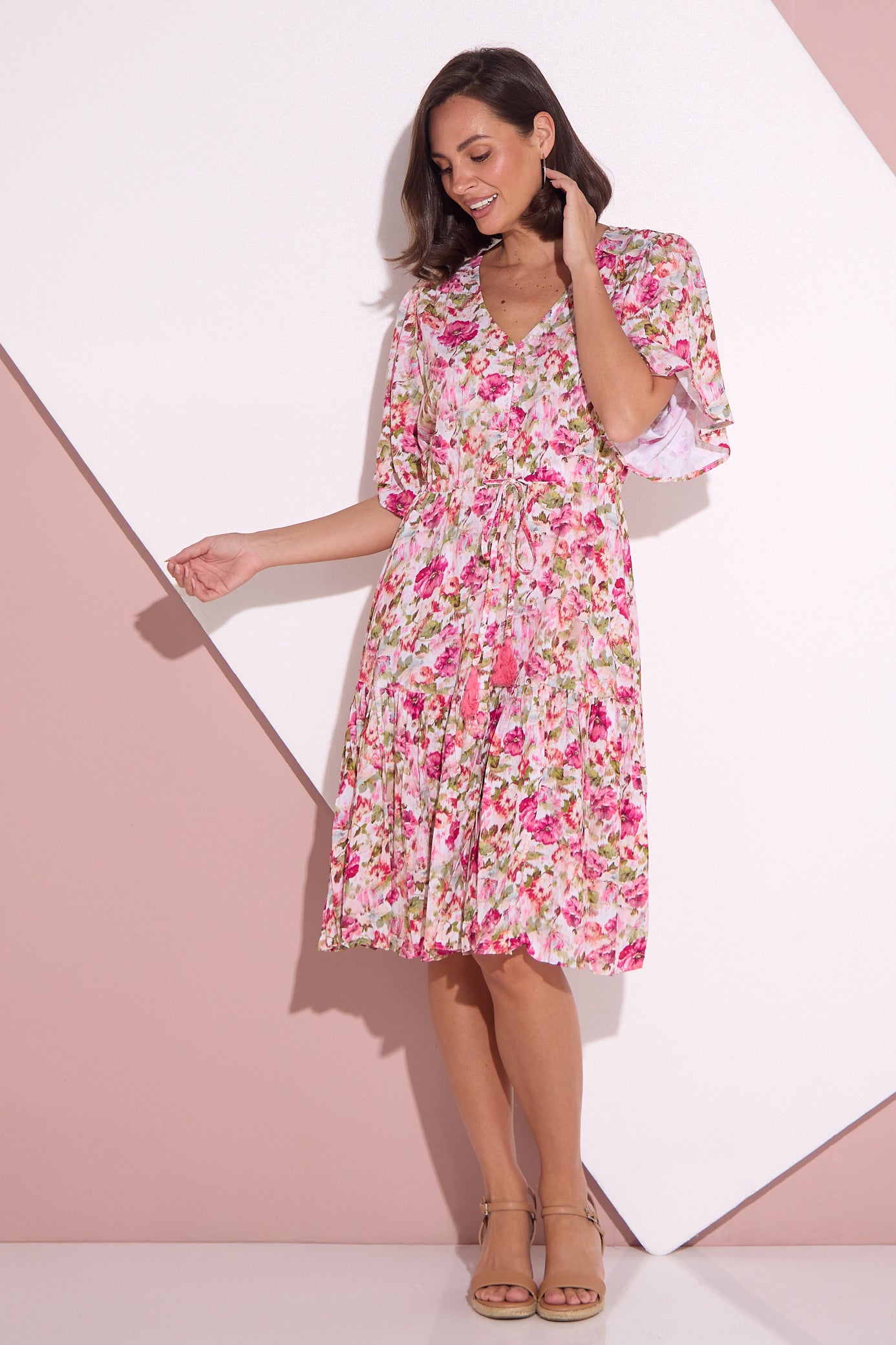 Kigali Petite Dress - Pink