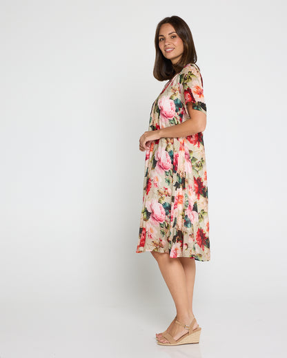 Lamia Dress - Romantic Garden