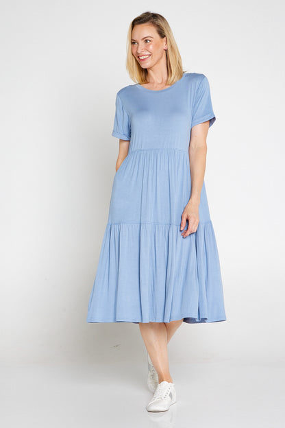 Shyla Modal Dress - Blue