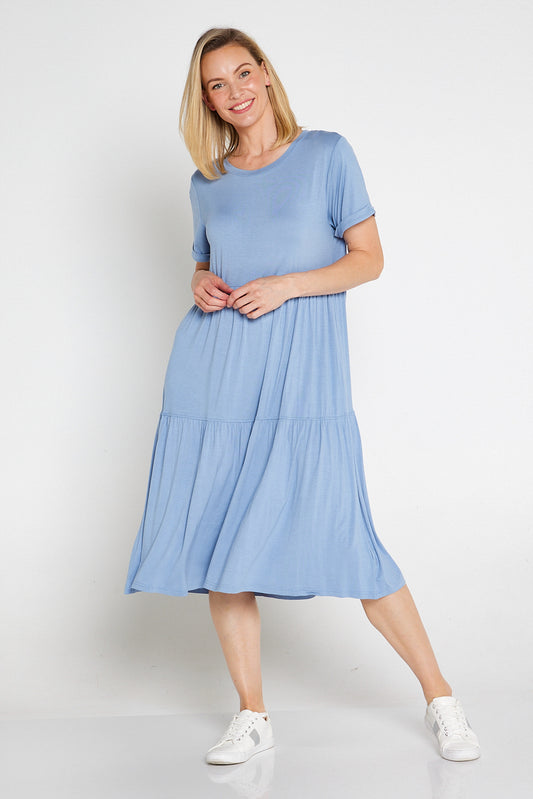 Shyla Modal Dress - Blue