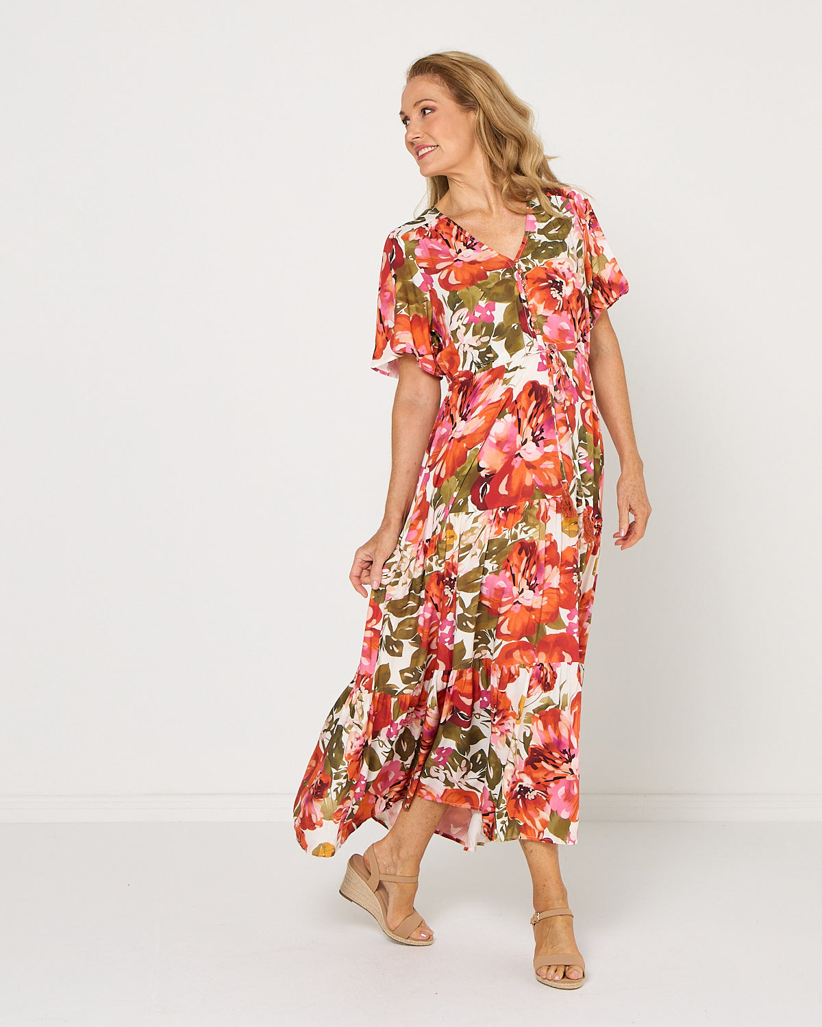Arcadia Dress - Poppy Meadow