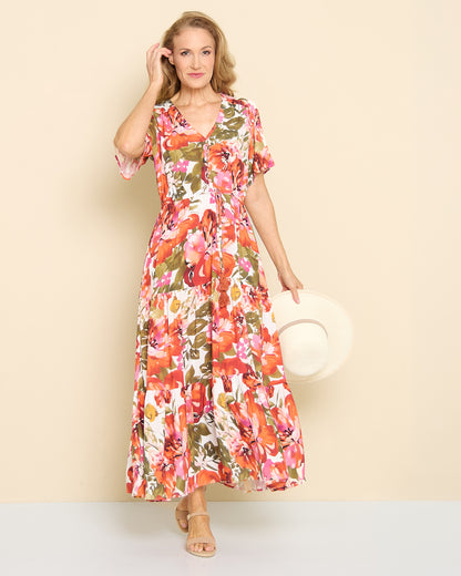 Arcadia Dress - Poppy Meadow