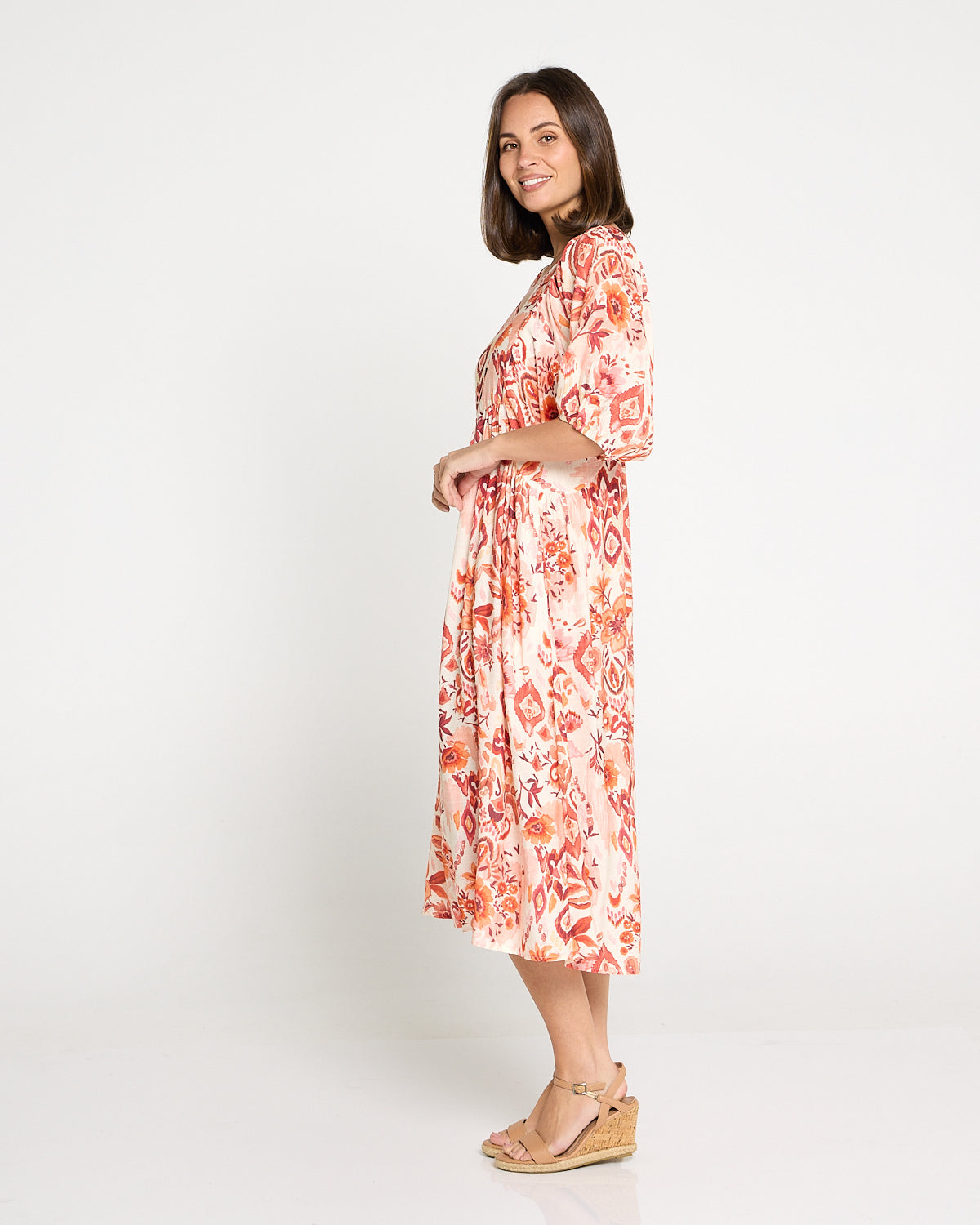 Sabina Dress - Sunset Floral
