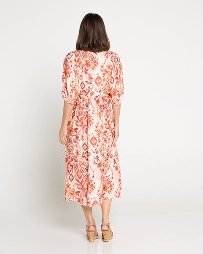 Sabina Dress - Sunset Floral