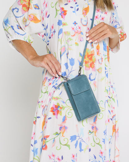 Marisel Dress - White Watercolour Jacobean