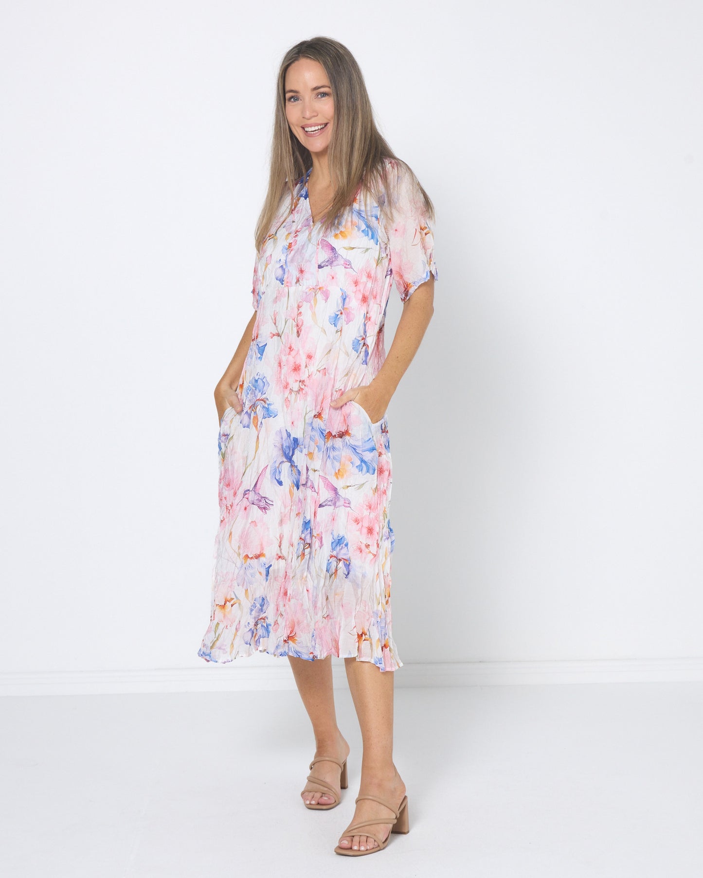 Birralee Dress - Blossom Watercolour