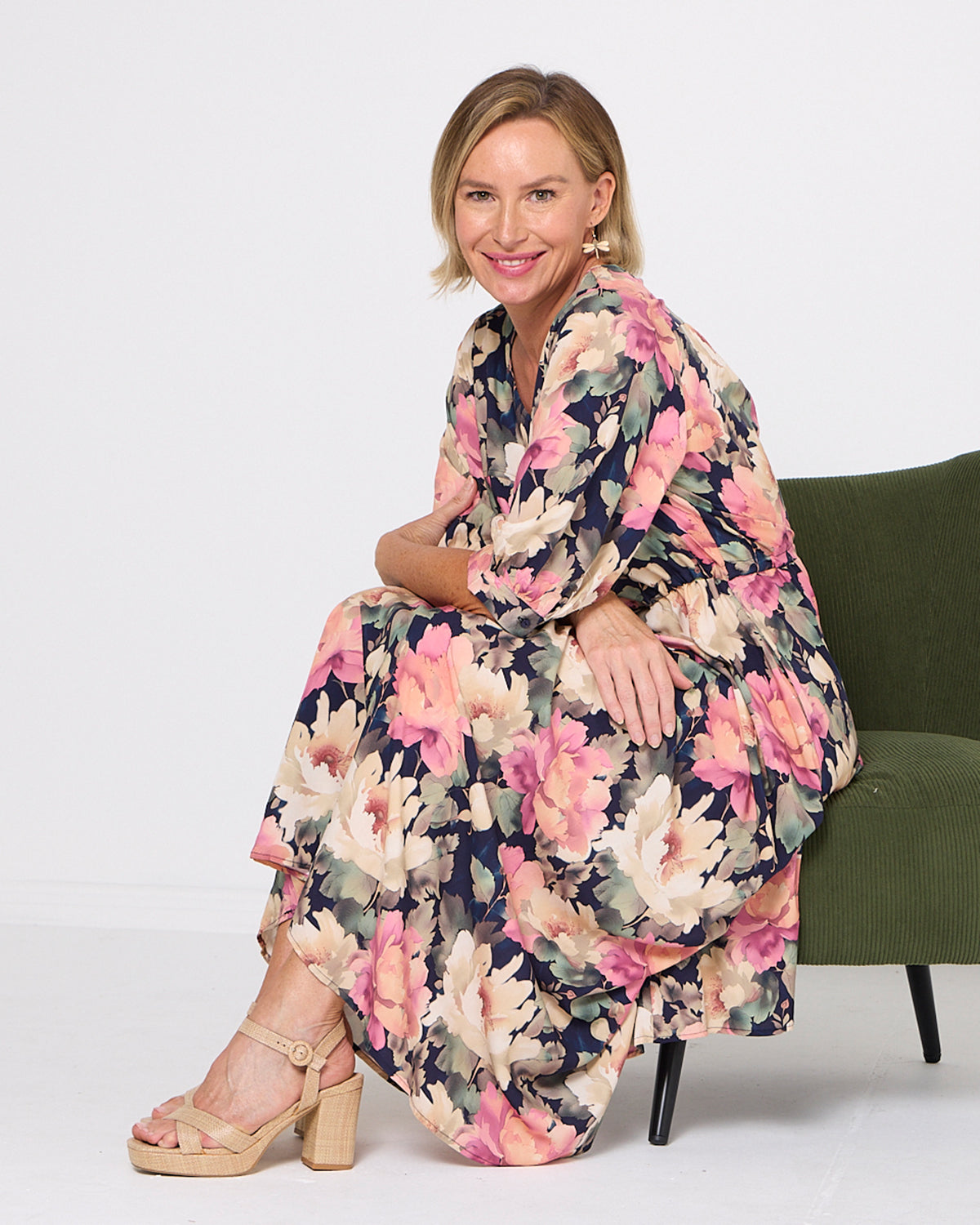 Sara Dress - Autumn Floral