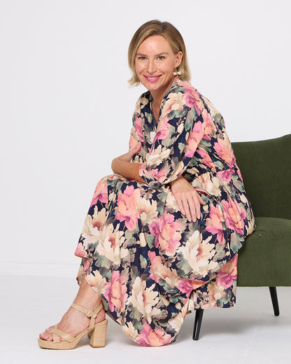 Sara Dress - Autumn Floral