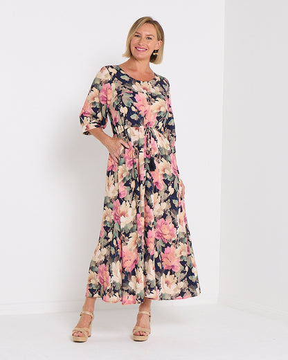 Sara Dress - Autumn Floral