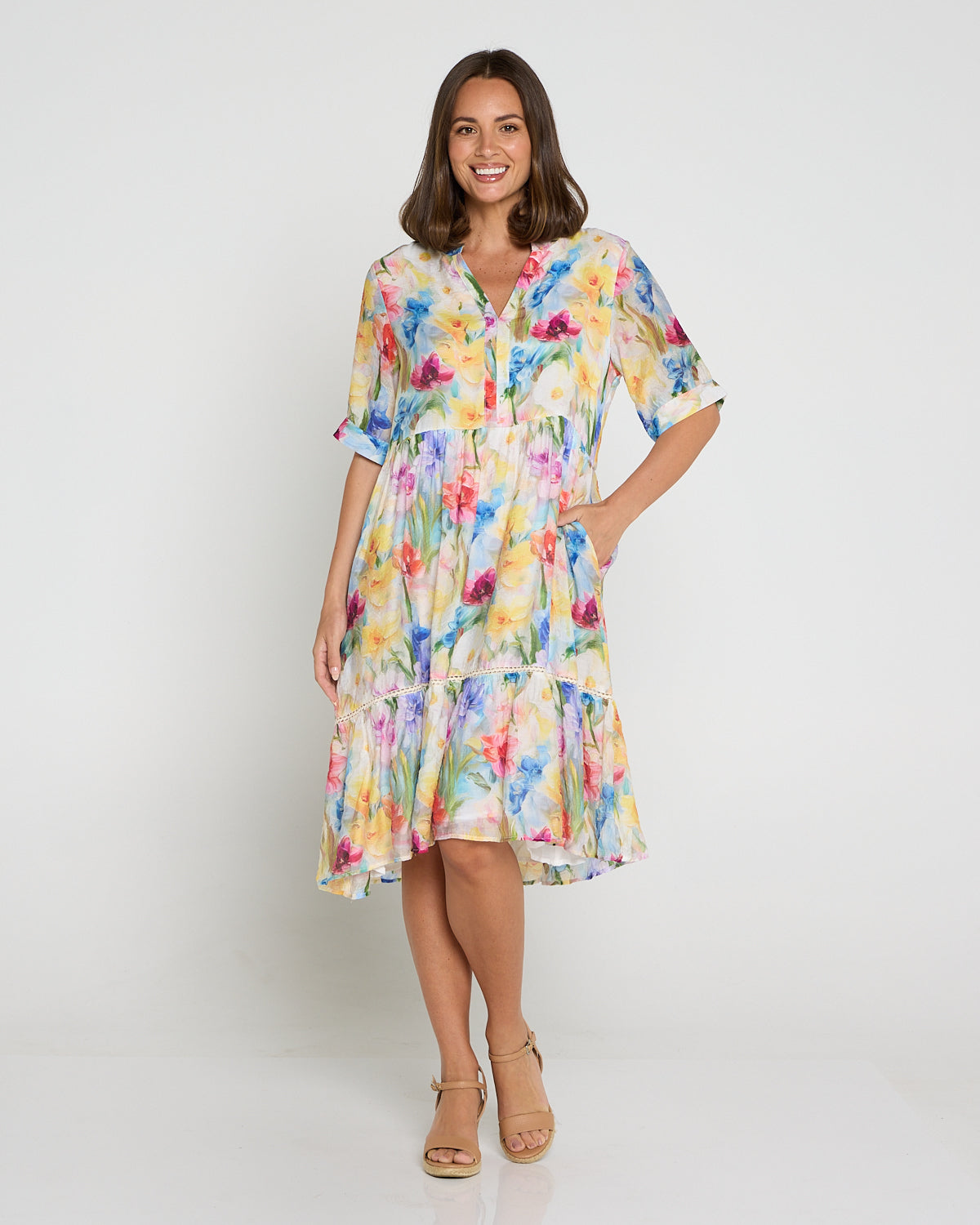 Lillian Dress - Daffodil Fields