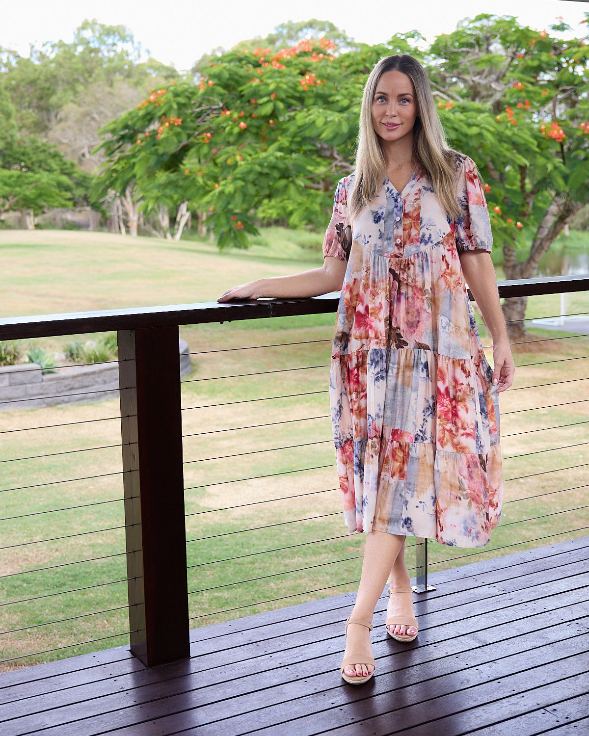 Taryn Dress - Dusky Rose