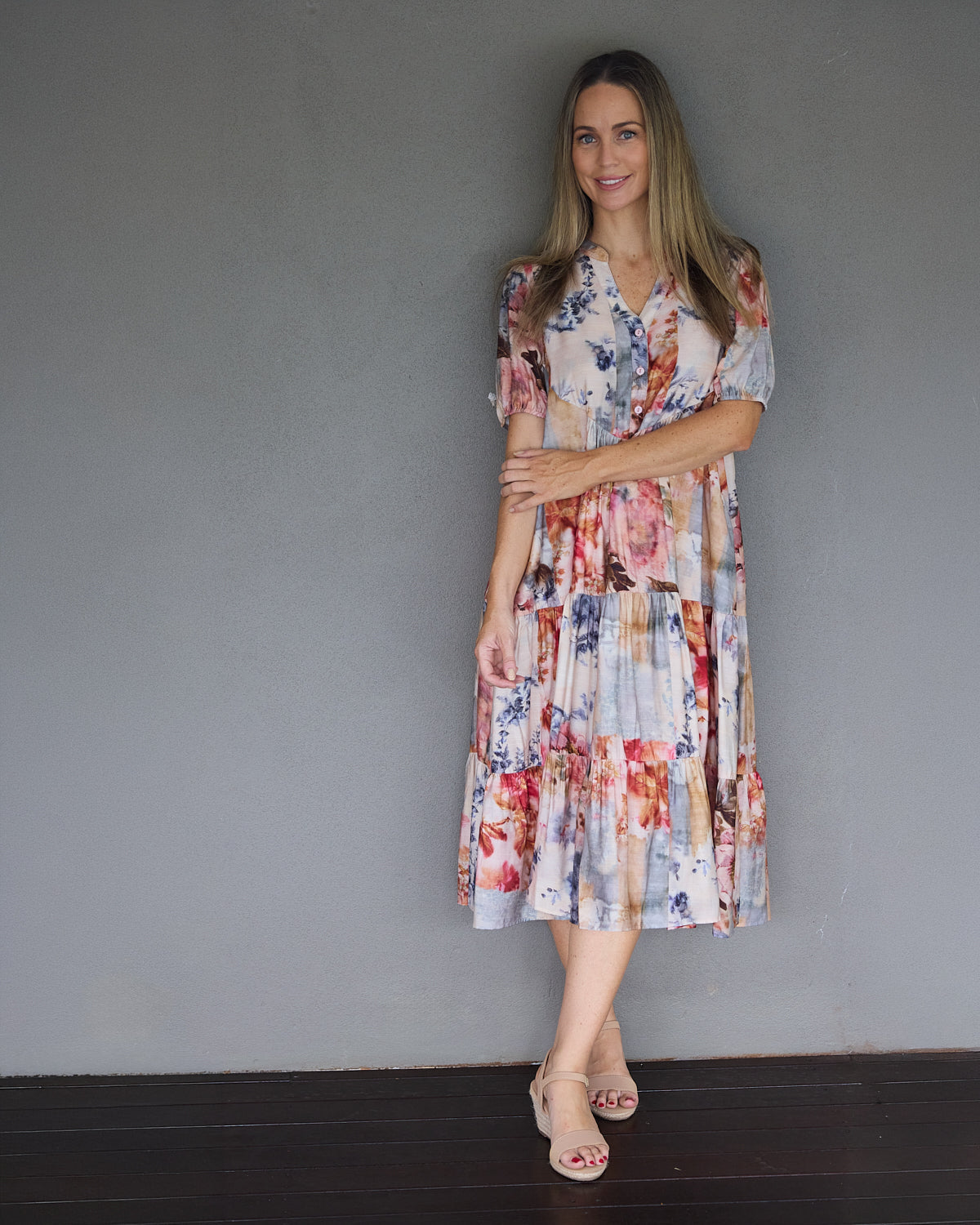 Taryn Dress - Dusky Rose