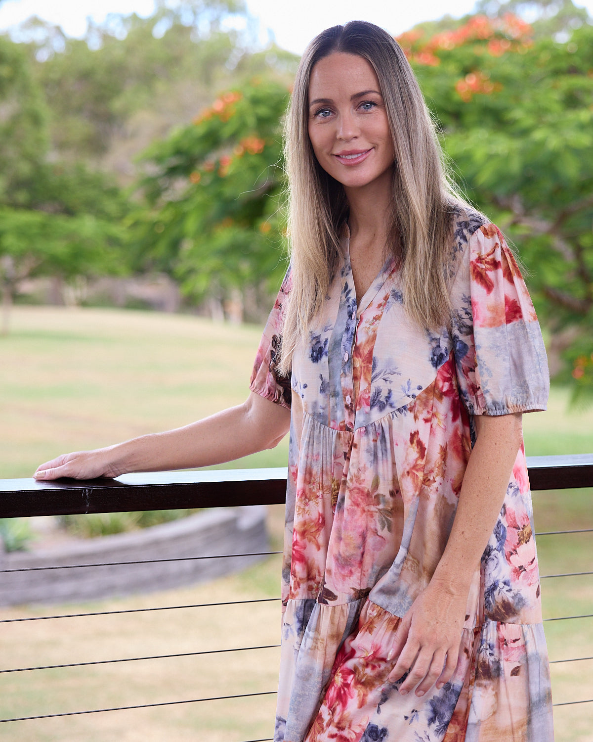 Taryn Dress - Dusky Rose