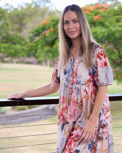 Taryn Dress - Dusky Rose