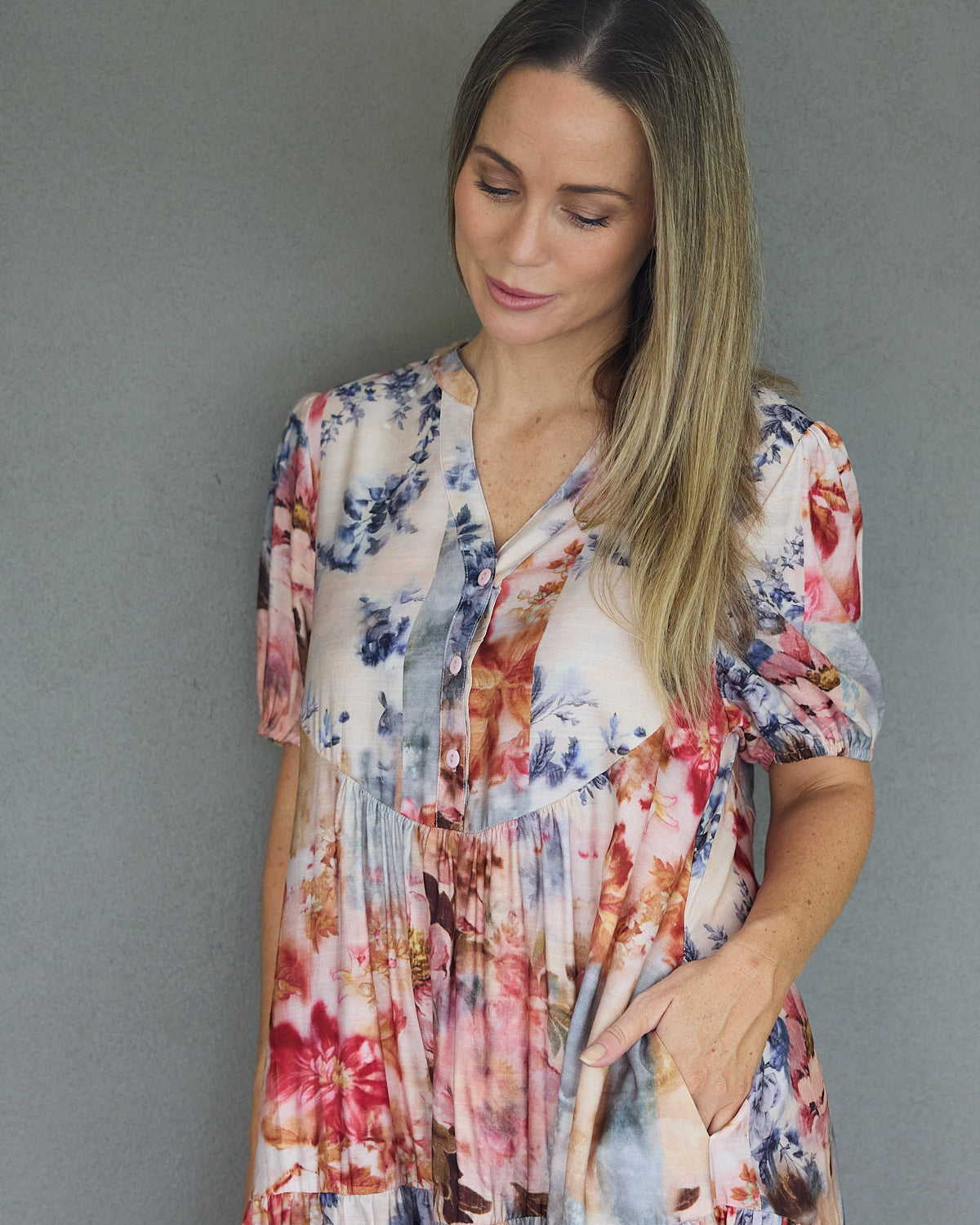 Taryn Dress - Dusky Rose