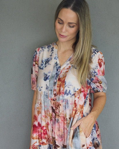 Taryn Dress - Dusky Rose