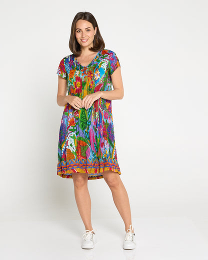 Ipanema Easy Fit Cotton Dress - Bright Multi