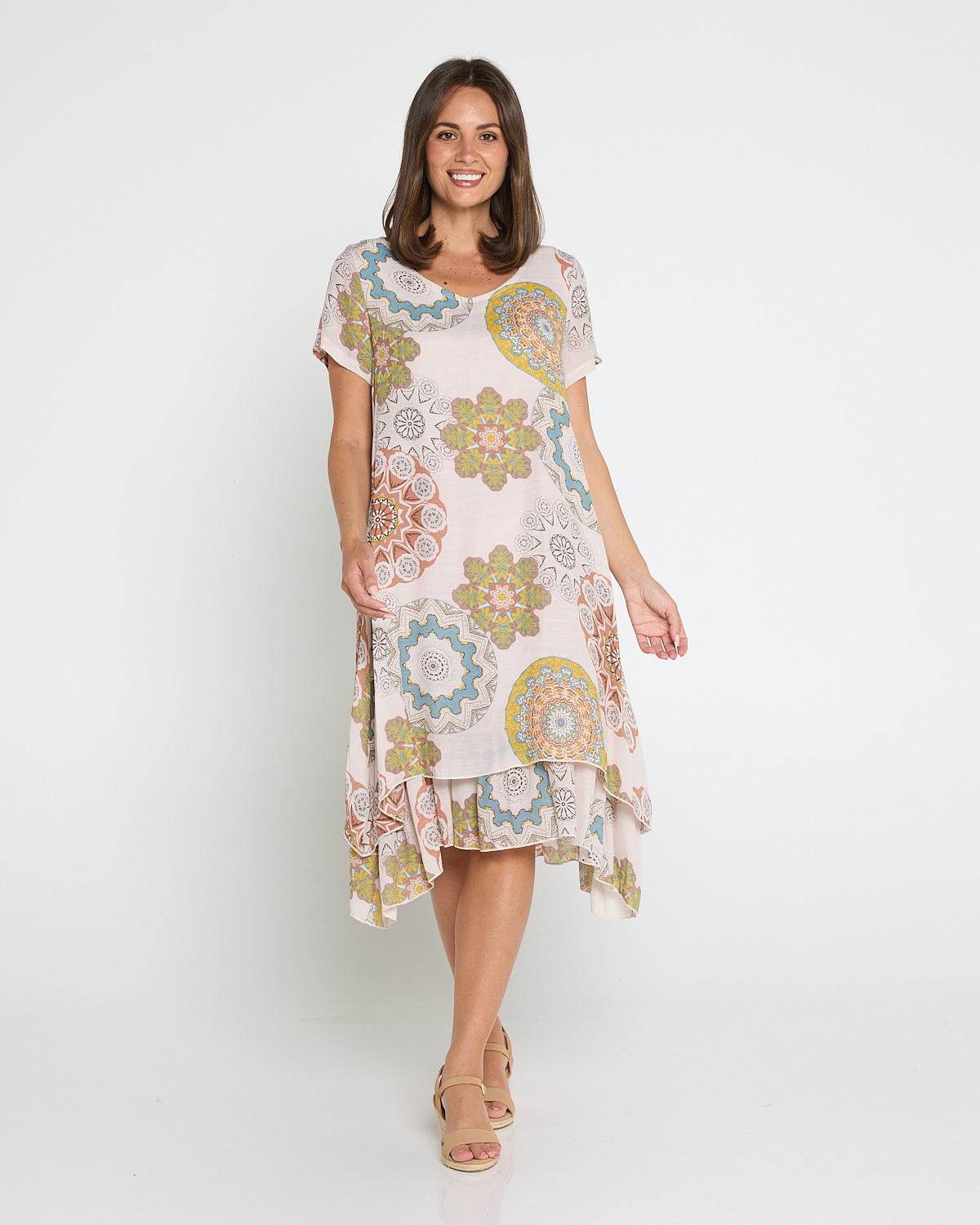 Mojave Dress - Desert Sand Blooms