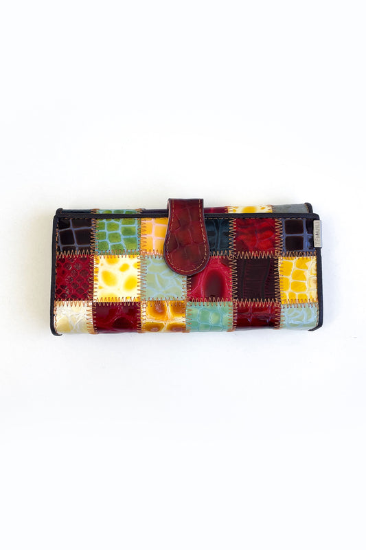 Barbe Leather Purse - Patchwork