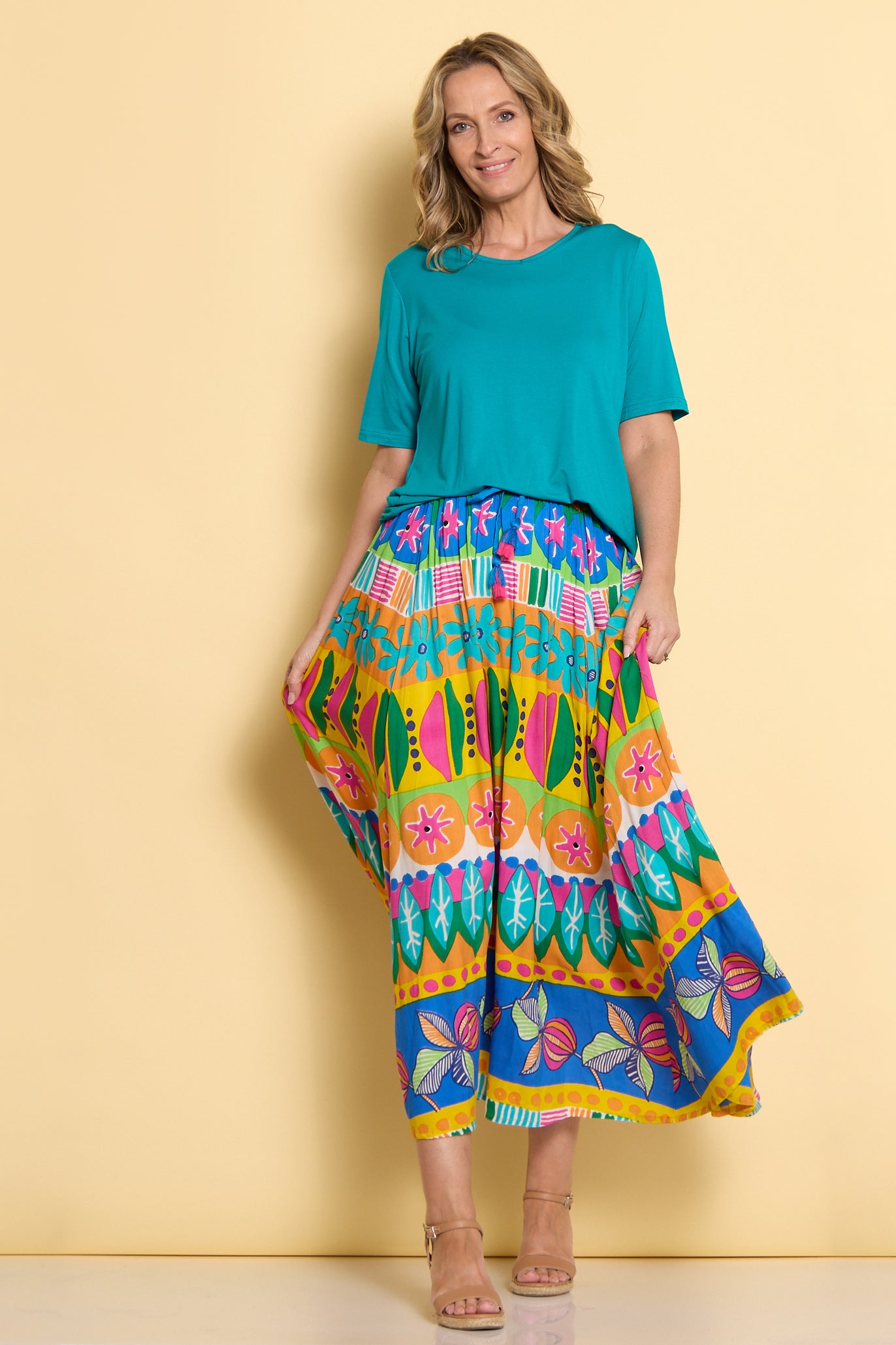 San Miguel Skirt - Fiesta Print