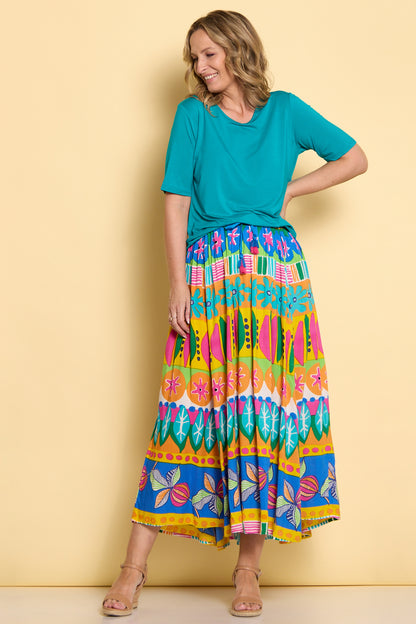 San Miguel Skirt - Fiesta Print