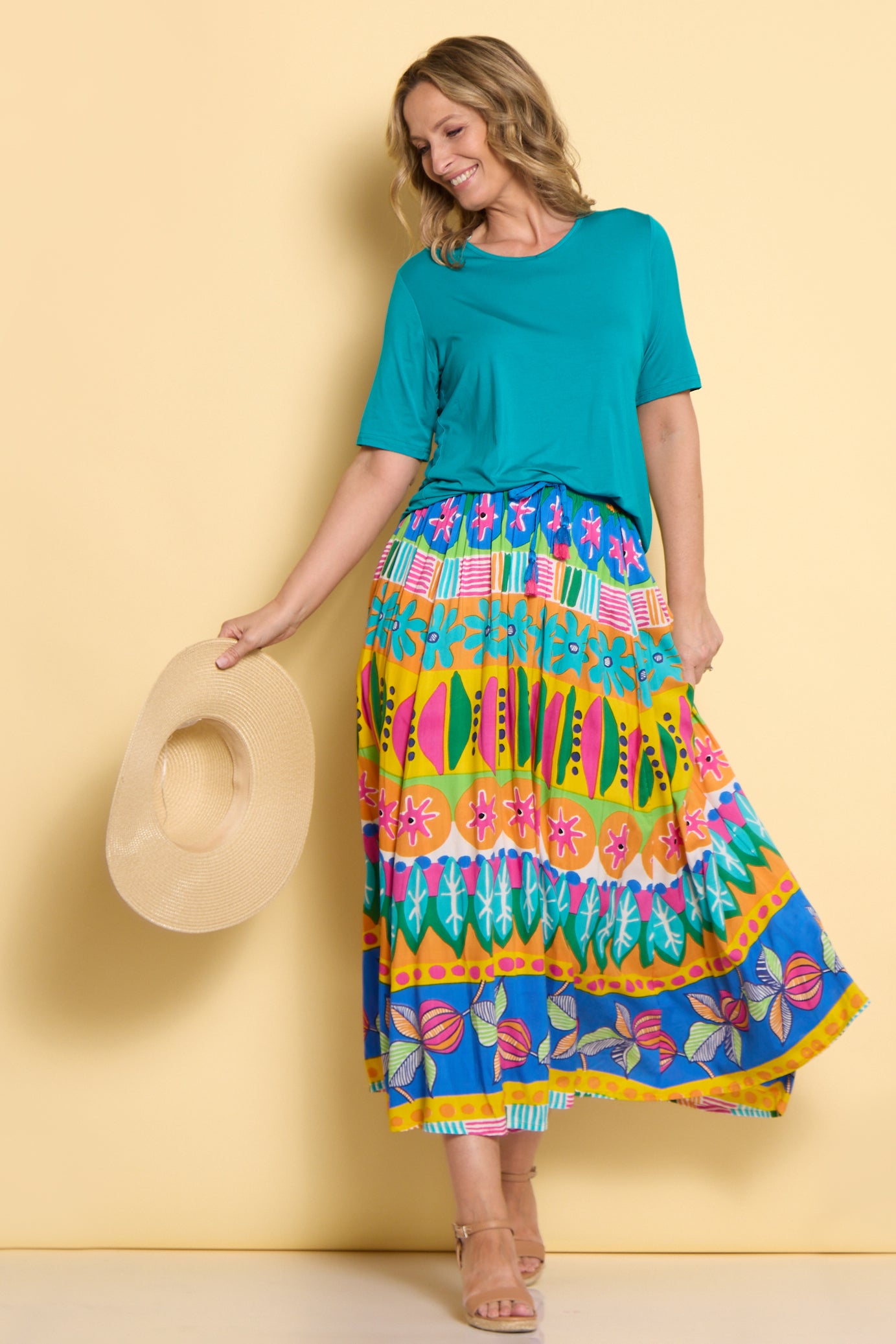 San Miguel Skirt - Fiesta Print