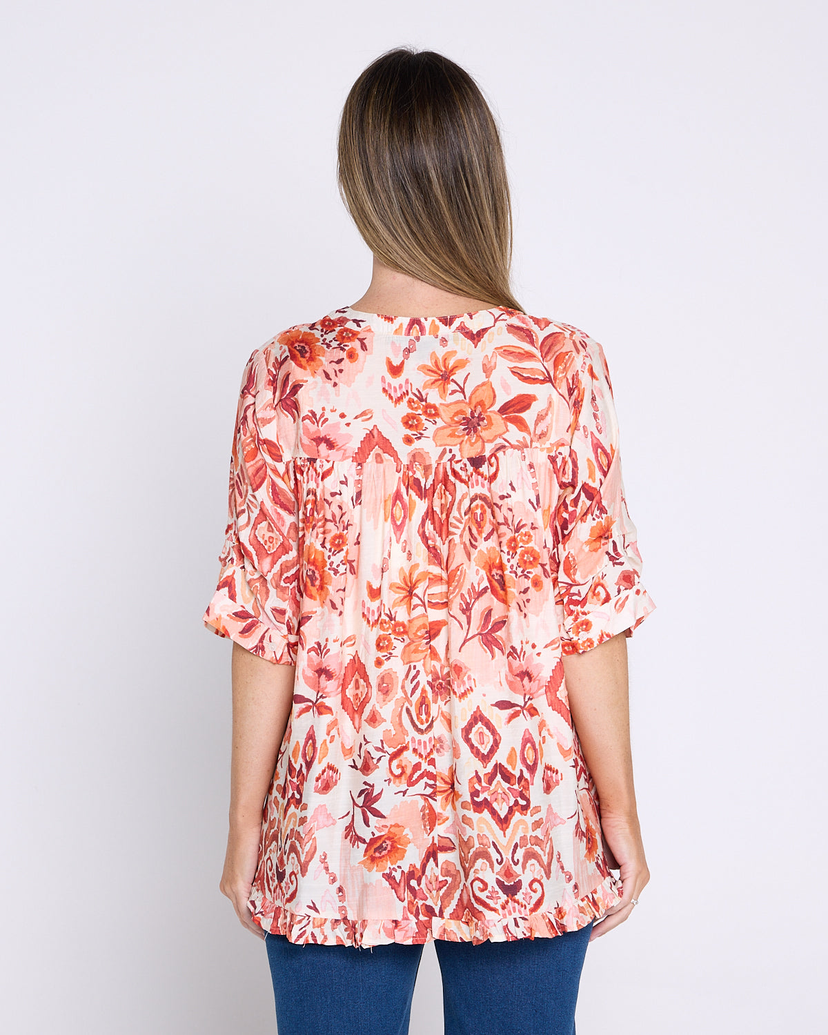 Charlotte Blouse - Sunset Floral