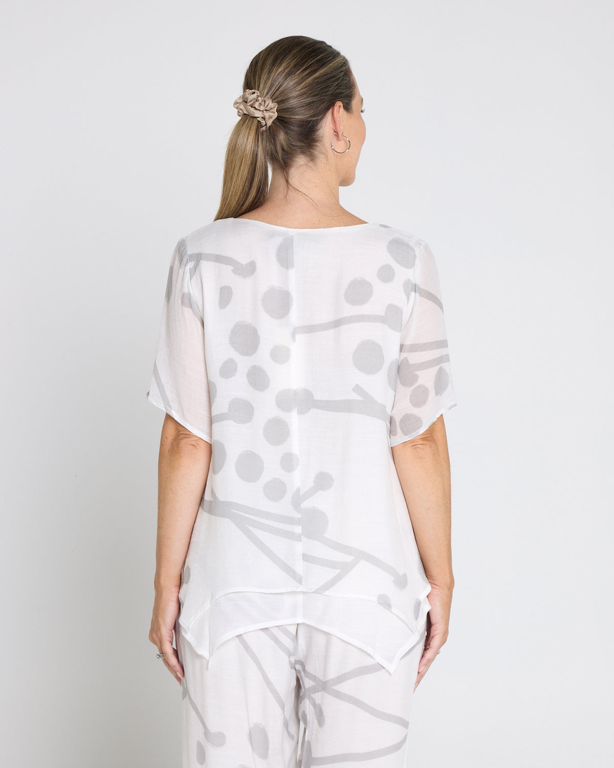 Silver Drift Top – Mist Grey