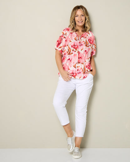 Lexington Top - Peony Blush