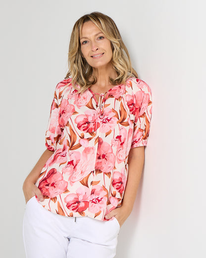 Lexington Top - Peony Blush