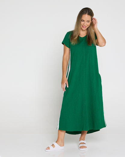 Recovery Cotton Tee Dress - Green