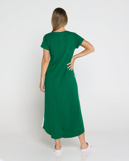 Recovery Cotton Tee Dress - Green