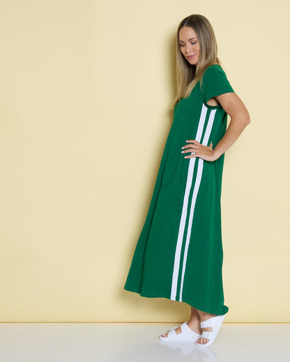 Recovery Cotton Tee Dress - Green