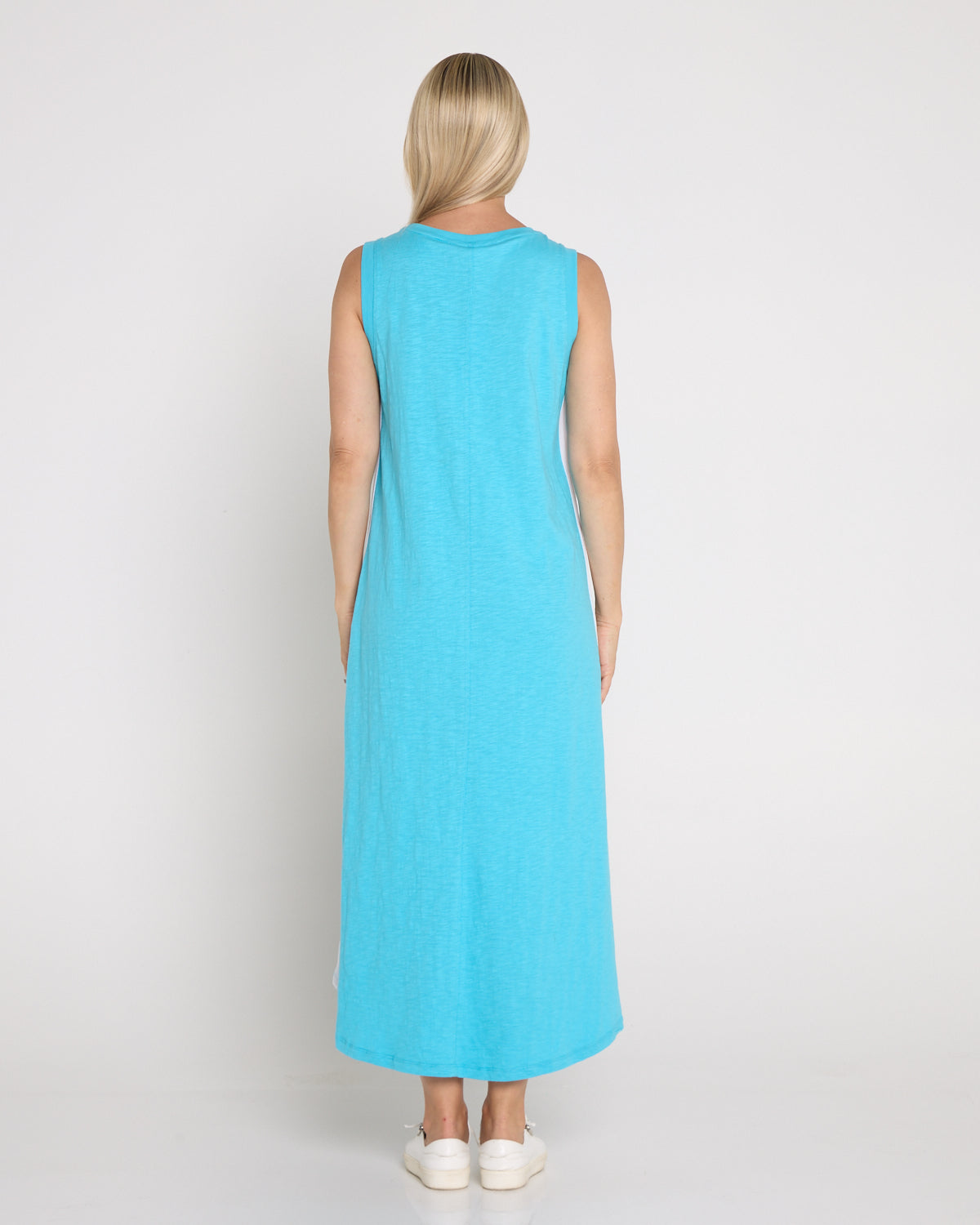 Recovery Tank Dress - Aqua Sky