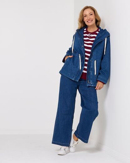 Kingston Anorak -Mid Blue
