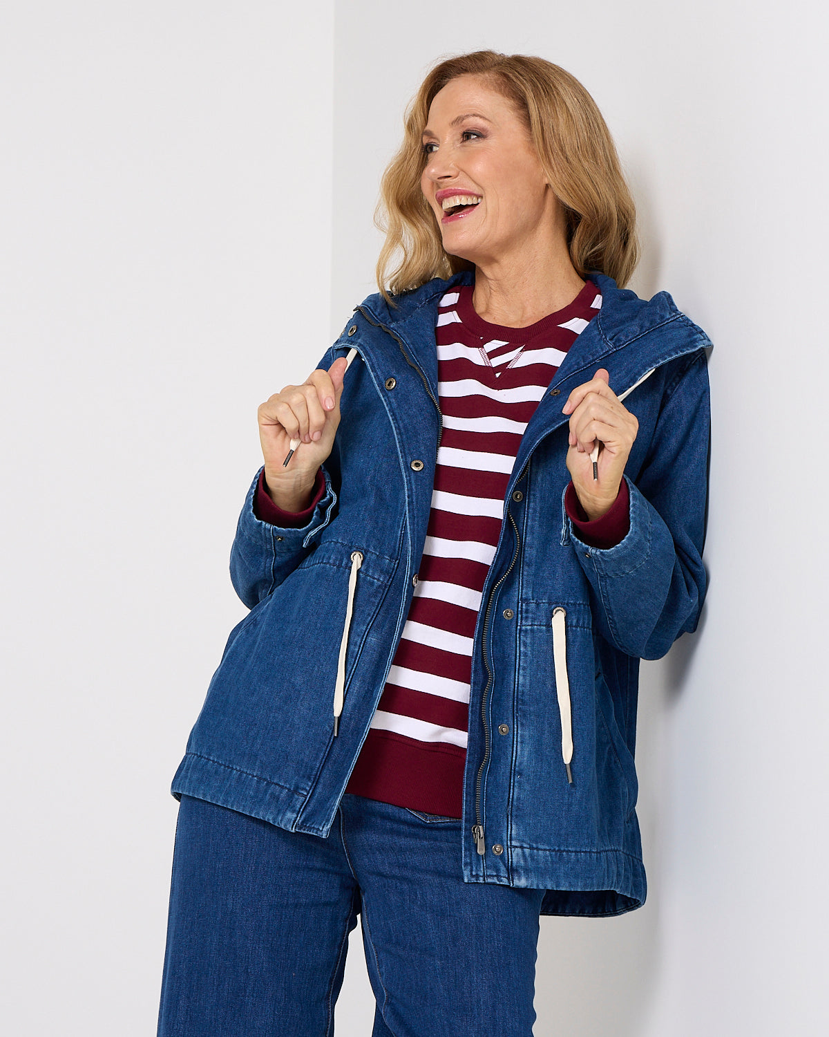 Kingston Anorak -Mid Blue