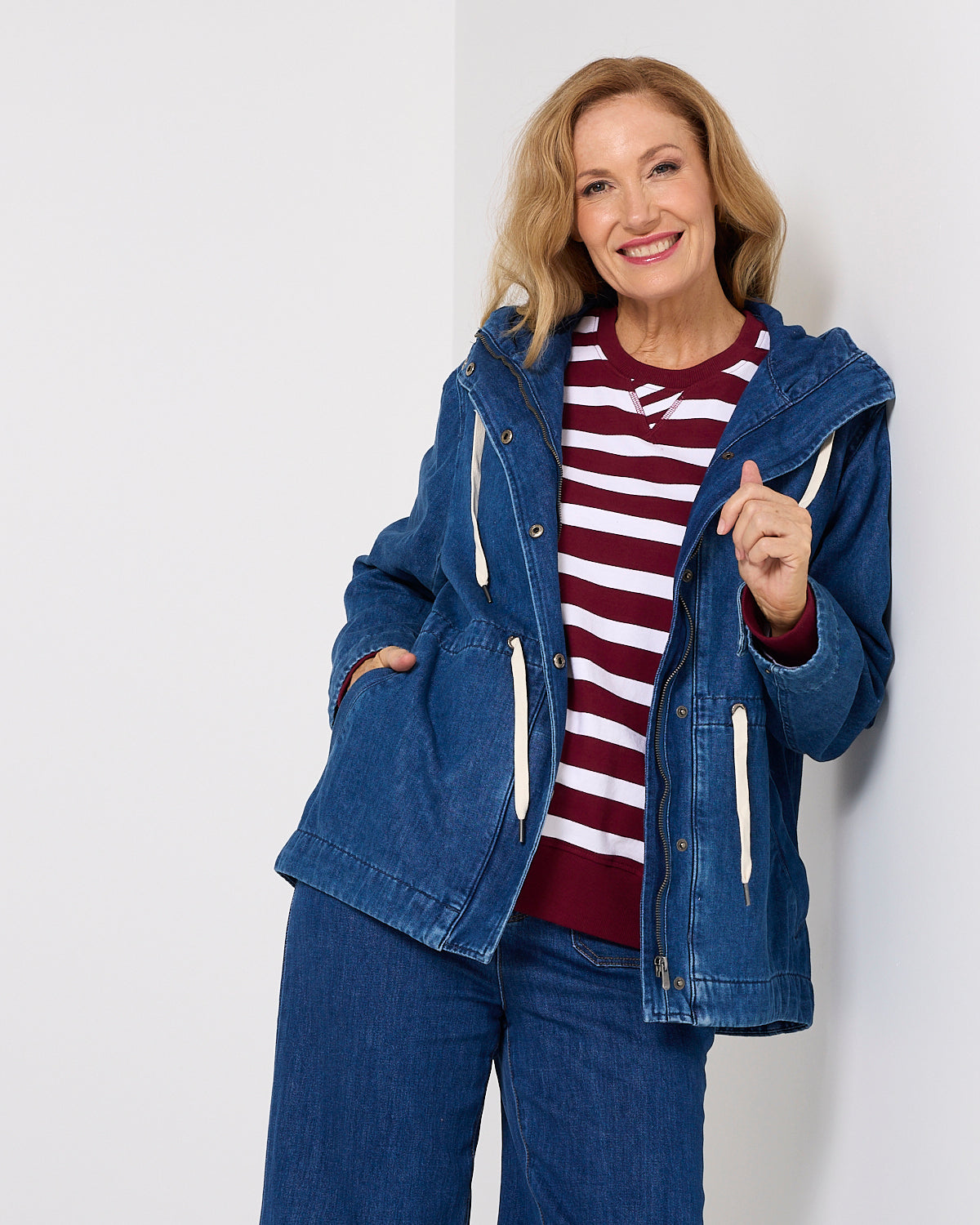 Kingston Anorak -Mid Blue