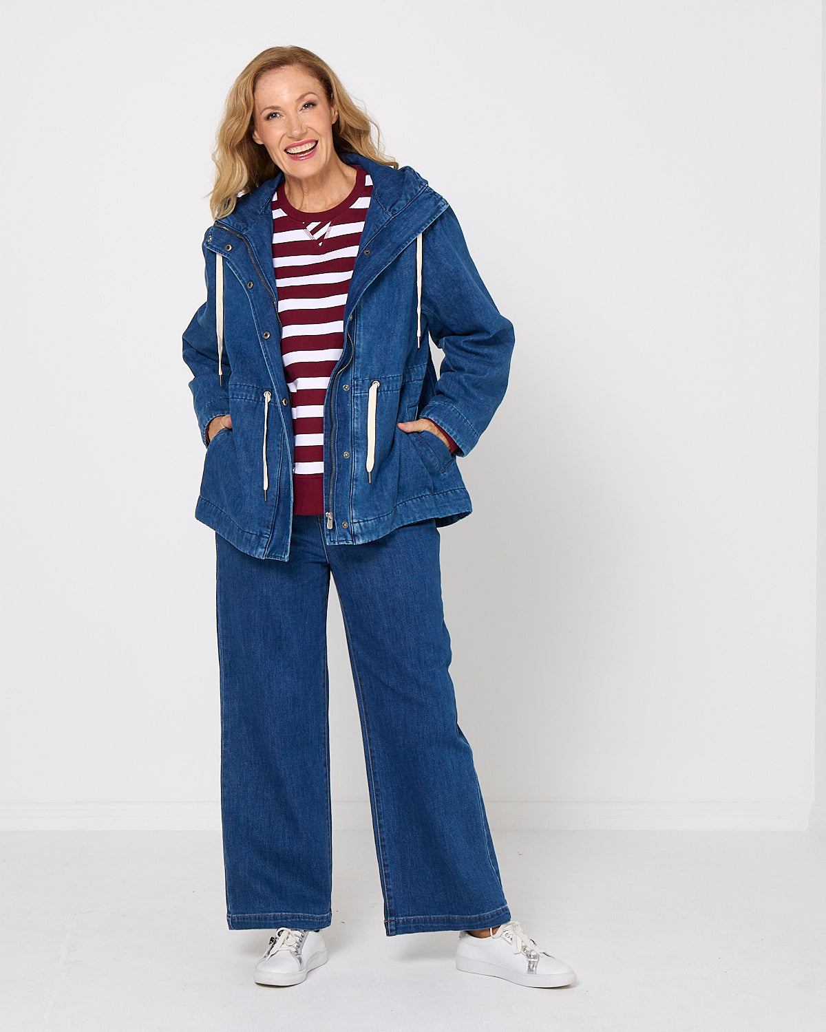 Kingston Anorak -Mid Blue