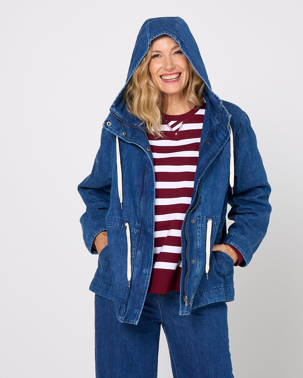 Kingston Anorak -Mid Blue