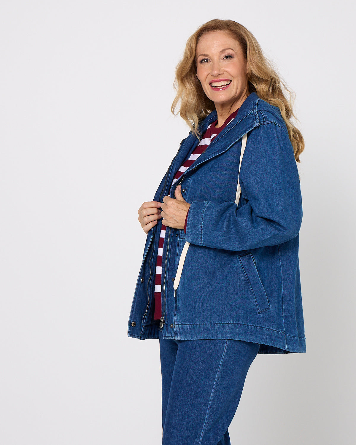 Kingston Anorak -Mid Blue